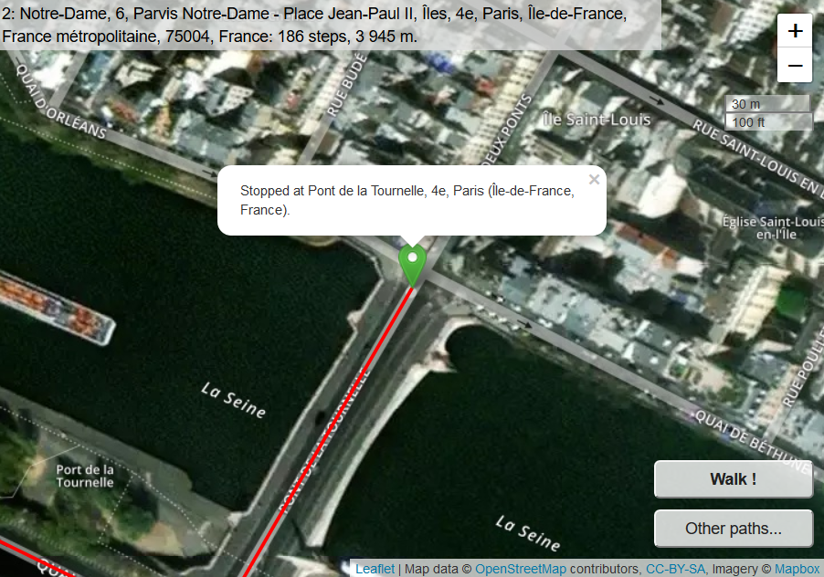 Random path in Paris